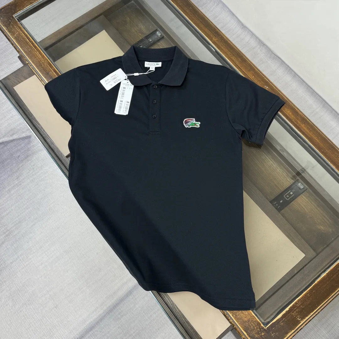 C🌟LACOSTE 2026 New Arrival polo ～ ✅ Same Style～ ， ！ ， ！ ！ ， ， ， ， 👍 ：Black White Pink Red Green Size：M L XL XXL 3XL（ ！）